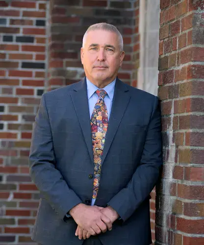 Rick Desjardins, director of the Maine Criminal Justice Academy in Vassalboro. Image by Linda Coan O'Kresik / BDN. United States, undated.