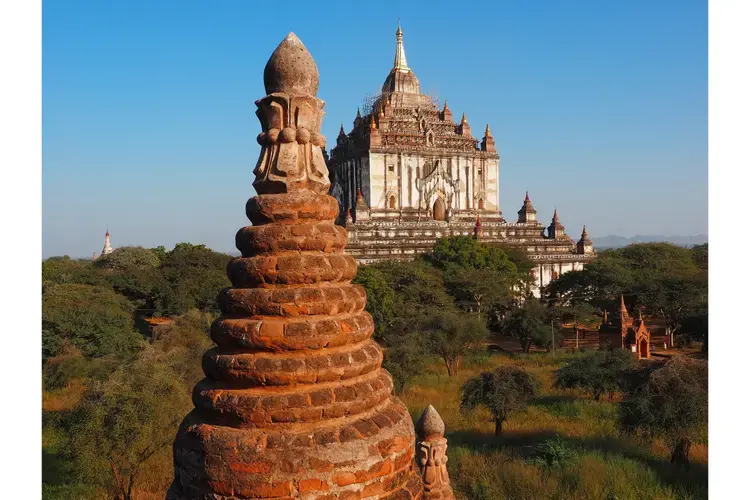 Bagan and its ancient temples. Image by Doug Bock Clark. Myanmar, 2018.