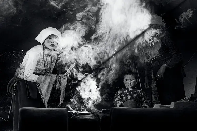 Tibetan nomads. Image by Monika Bulaj. China, 2011.