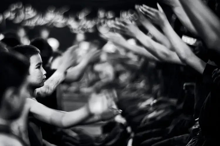 The secret ritual of Ashura Night on the banks of the Euphrates River. Image by Monika Bulaj. Iraq, 2010.