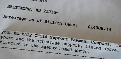 Cecil Burton, 54, says the relentless letters from the child support agency overwhelmed him over the years and made him feel hopeless about the $60,000 he owed in child support debt. He is in a debt forgiveness program since most of his arrears are owed to the state from the years his now-adult children received welfare benefits. Image by Lloyd Fox / Baltimore Sun. United States, undated.