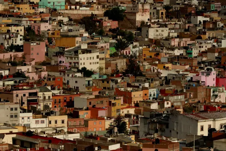 The city of Zacatecas is home to 190,000 and draws in tourists for its cultural and historical attractions. Image by Erika Schultz. Mexico, 2019. 