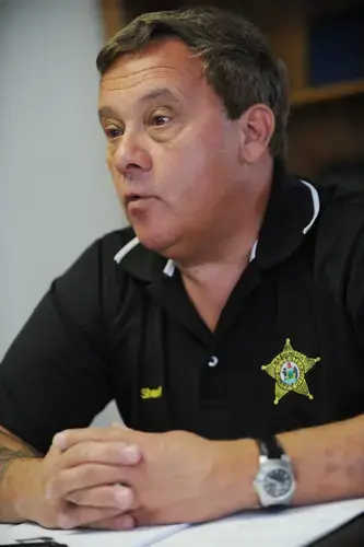 Washington County Sheriff Donnie Smith in 2013. Image by Kevin Bennett / BDN. United States, 2013.