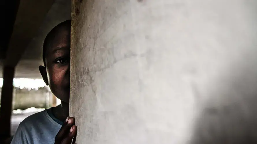 Children who have been branded as witches have been chained up, starved, beaten, and even set on fire. Image by Marc Ellison/Al Jazeera. Nigeria, 2018.<br />
