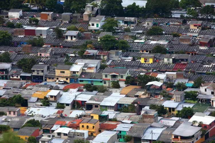 San Salvador is the capital of El Salvador, the country of origin of 50,000 migrants apprehended at the U.S. border in 2017.  Image by Jose Cabezas. El Salvador, 2018.