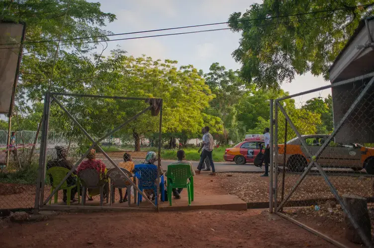 The U.S. Embassy in Accra. Image by Yepoka Yeebo. Ghana, 2017.