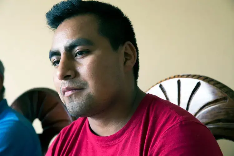 Salvador Salas spent more than six years working at dairy farms in Wisconsin and Minnesota. He returned to Astacinga, Mexico, in 2019. Image by Rick Barrett. Mexico, 2019.