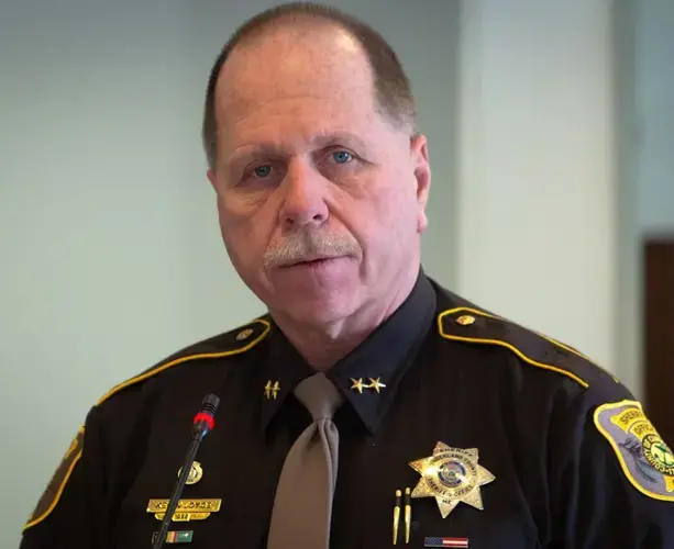 Cumberland County Sheriff Kevin Joyce. Image by Troy R. Bennett / BDN. United States, undated.