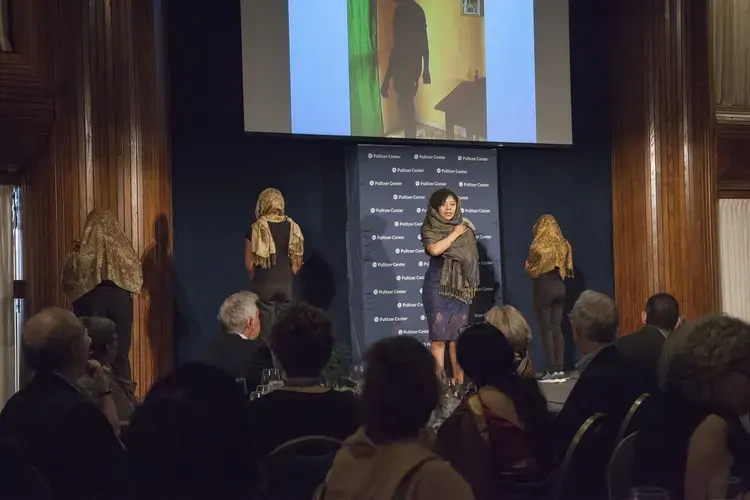 Girl Be Heard performs at Pulitzer Center Gender Lens. Image by Jin Ding. United States, 2017.