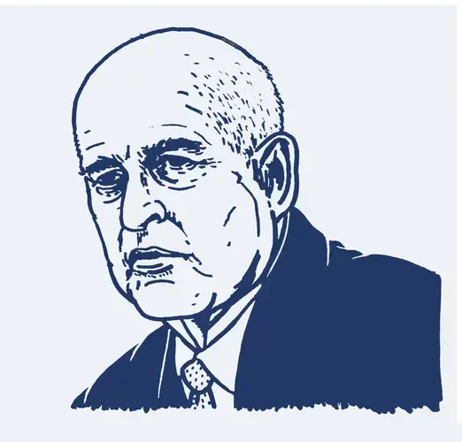 California Governor Jerry Brown. Illustration by Eric Hinkley.