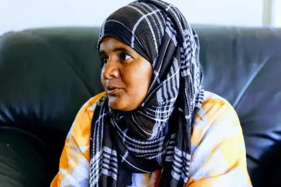 Aziza Abdo tells her story. Image by Meklit Mersha. Ethiopia, 2019.