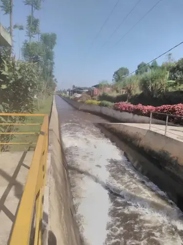 A water plant in Goma. Despite having such plants, the national supply agency is struggling to satisfy residents, who also largely prefer water from Rwanda because its more consumable. Image by Fred Mwasa and Sylidio Sebuharara. Democratic Republic of the Congo, undated.