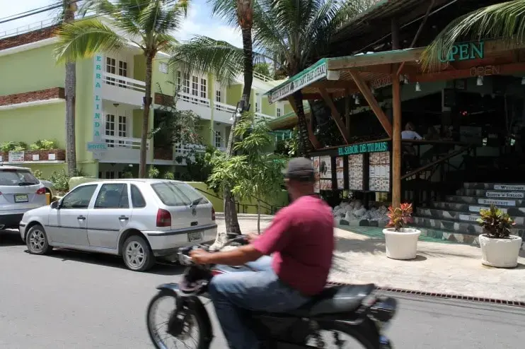 Today, a three-story hotel has replaced the Codiks’ house. The town has become a tourism destination, and only a few descendants of the Jewish refugees remain. Image by Emily Codik. Dominican Republic, 2017.