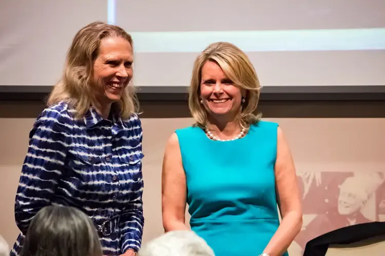 Co-hosted by the Pulitzer Center, Hunter College, and Guttman Community College, in collaboration with Roosevelt House, the panel event was introduced by Kem Knapp Sawyer (left), Pulitzer Center contributing editor, and moderated by Sissel McCarthy (right), director of the Journalism Program at Hunter College Film and Media Studies. Image by Lauren Shepherd. United States, 2017.