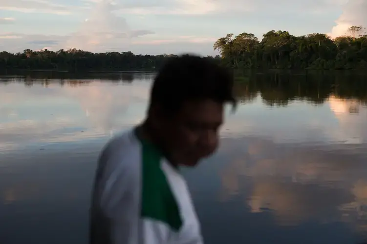 Long and tiresome fishing trips are one of the few economic activities in the Bolivian Amazon and an important bonding experience for young men. Image by Felipe Luna. Bolivia, 2018.