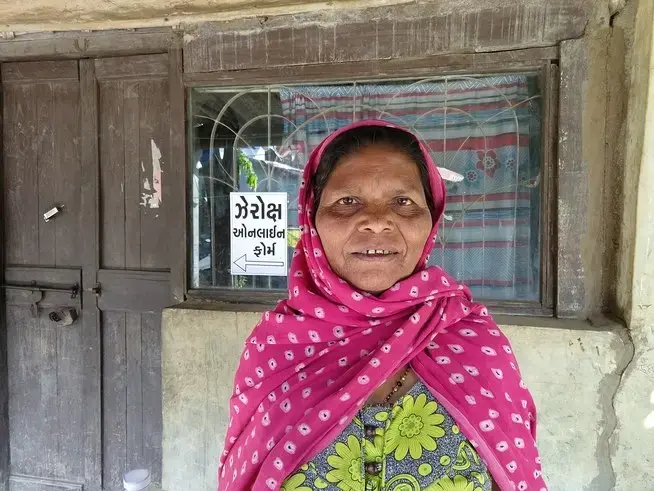 Samta* was attacked in a witch hunt in Gujarat, India. She says she was accused of witchcraft for offering free herbal medicines to villagers. Image by Seema Yasmin. India, 2017.