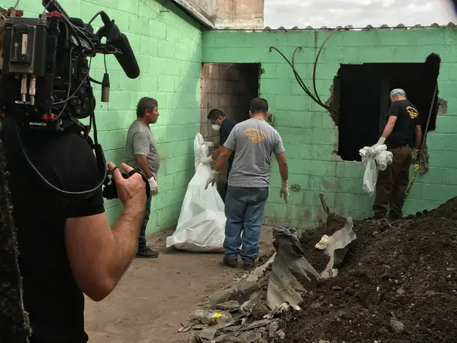 To date, Ticas has excavated dozens of grave sites, containing more than 700 bodies. Image by Jason Motlagh. El Salvador, 2017.