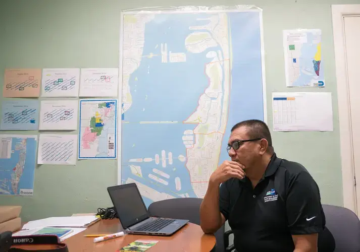 Chalmers Vasquez, operations manager of Miami-Dade County’s mosquito control team, said the Aedes aegypti mosquito that transmits the Zika virus is a beast to control. Image by Angel Valentin. United States, 2017.