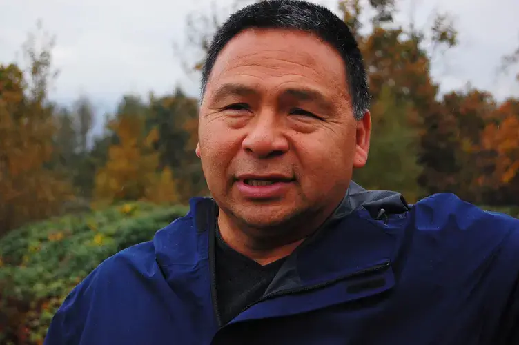 Picture of Kwilosntun. Image courtesy of Jillian Kestler-D’Amours and Megan O’Toole/ Al Jazeera. Canada, 2019.