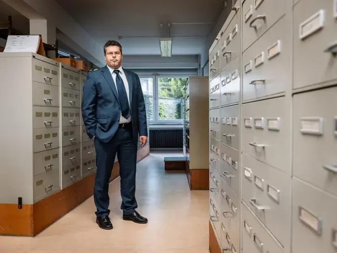 Jens Rommel, chief prosecutor for Germany’s Central Office for the Investigation of National Socialist Crimes. Peter Bauza. Germany, 2017.
