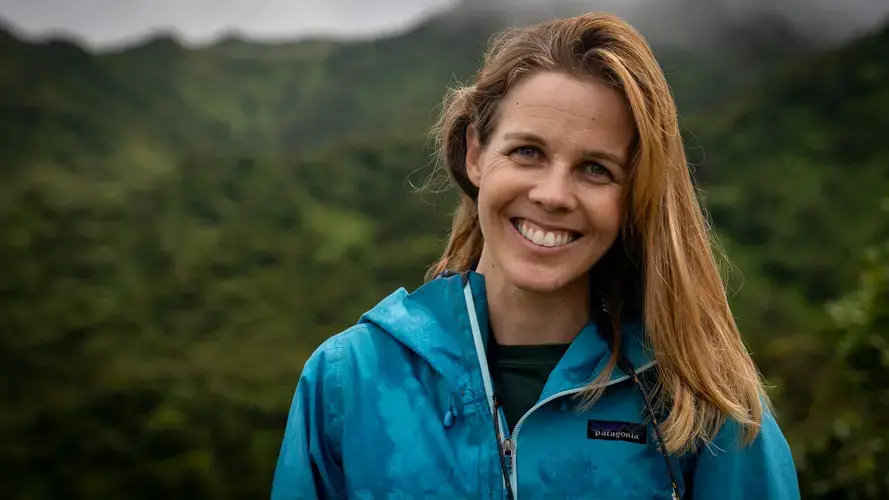 “Conservation is a game of managing unexpected consequences,' said Katie Ersbak, a watershed partnerships planner with the state Department of Land and Natural Resources. Image by Kuʻu Kauanoe/Civil Beat. United States, 2020.