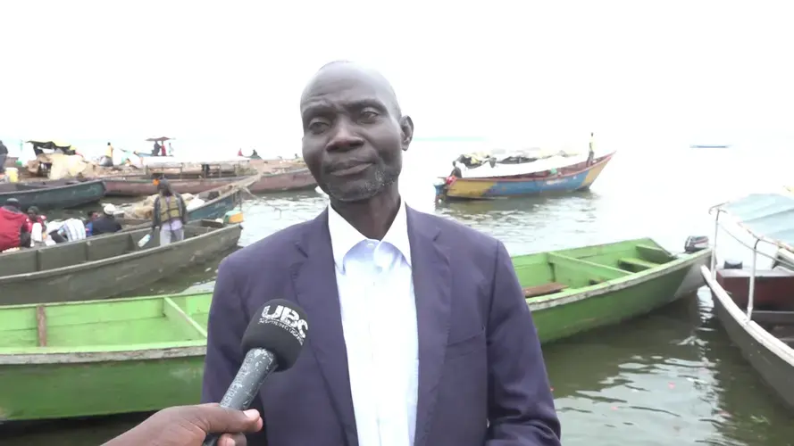 Kassim Katende while talking to the media at Ggaba. Image by Sarah Mawerere and Noah Omuya. Uganda, 2020.