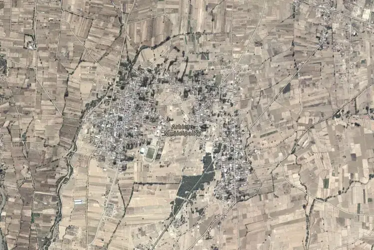 Santa Rosa is one of the many towns in the Arbieto municipality. Image courtesy Google Earth.