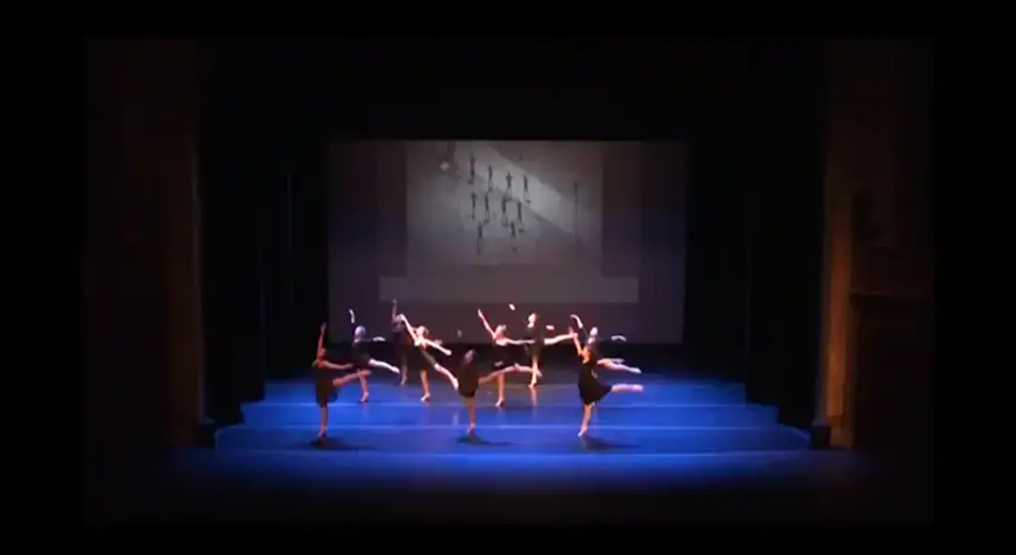 R.J. Reynolds High School students' dance performance.