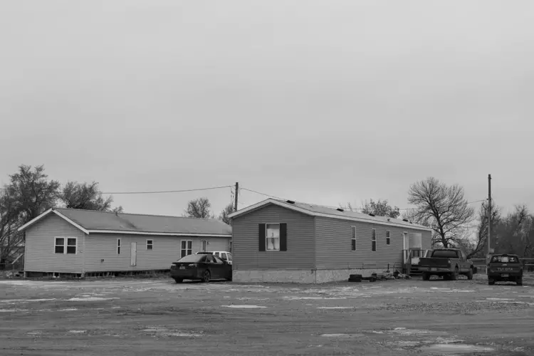 Audemio and Amparo and their large family initially lived together in a trailer in Sidney, Montana. Image by Elliott Woods. United States, 2018.