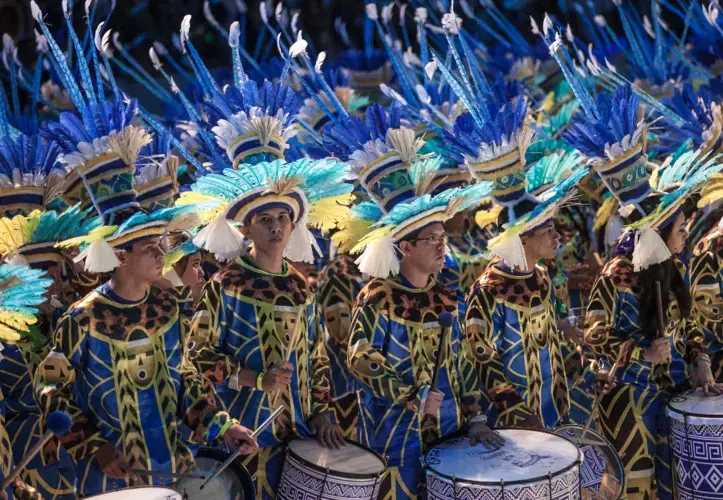 The Folkloric Festival of Parintins, dubbed the “greatest expression of Amazon culture,” it attracted almost 100,000 tourists in 2018. Image courtesy of Wikimedia. Brazil, 2018.