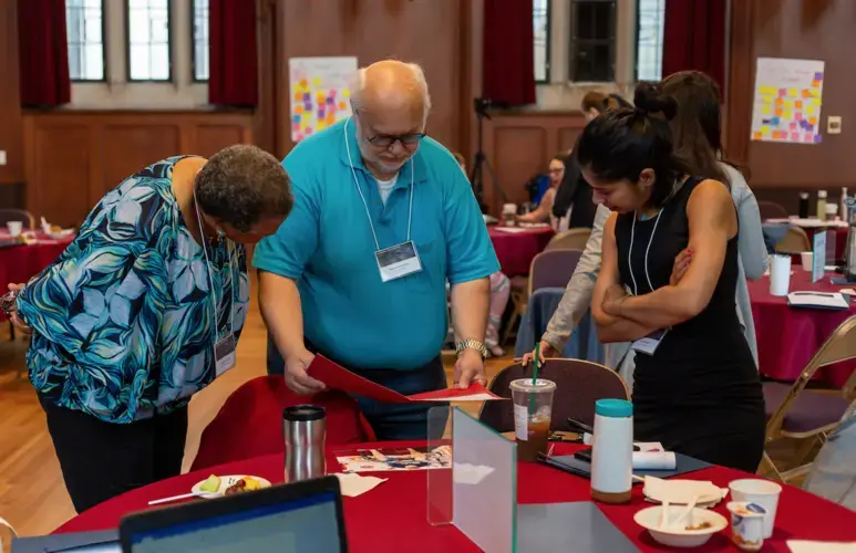 Educators collaborate on workshop programming. Image by Claire Seaton. United States, 2019.