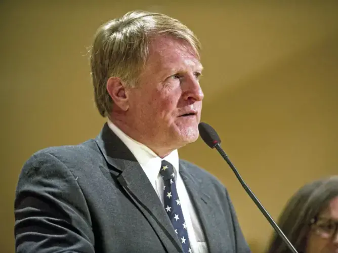 Allegheny County Executive Rich Fitzgerald. Image by Christian Snyder/Post-Gazette. United States, 2019.