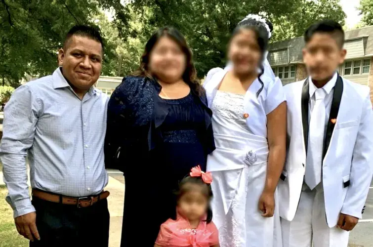 Santiago Baten-Oxlaj, a 34-year-old Guatemalan father of four, was the youngest to die of COVID-19 in ICE custody. Family Photo (Edited). Image courtesy of the Texas Observer. Undated.