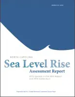 The state’s five-year update to the original 2010 sea-level rise report. Image courtesy of Coastal Review Online.