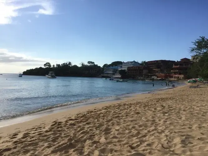 Sosua’s main beach. Image by Emily Codik. Dominican Republic, 2017.