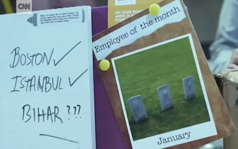 Image from East India Comedy's video 'I Want to Quit ISIS.'