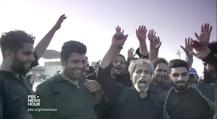 Screenshot from video courtesy PBS NewsHour. 2017.
