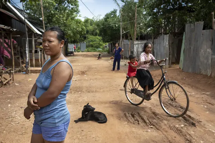 Van Sariem lives in the village of Srah Por. Image by Paula Bronstein. Cambodia, 2019.