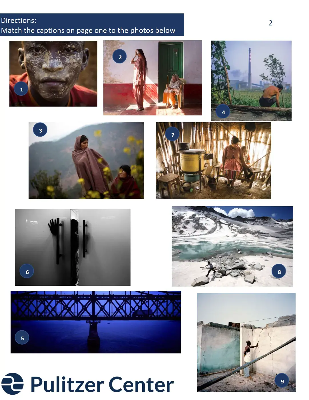 What S In A Caption Worksheet Discussion Pulitzer Center What S In A Caption Worksheet Discussion Pulitzer Center