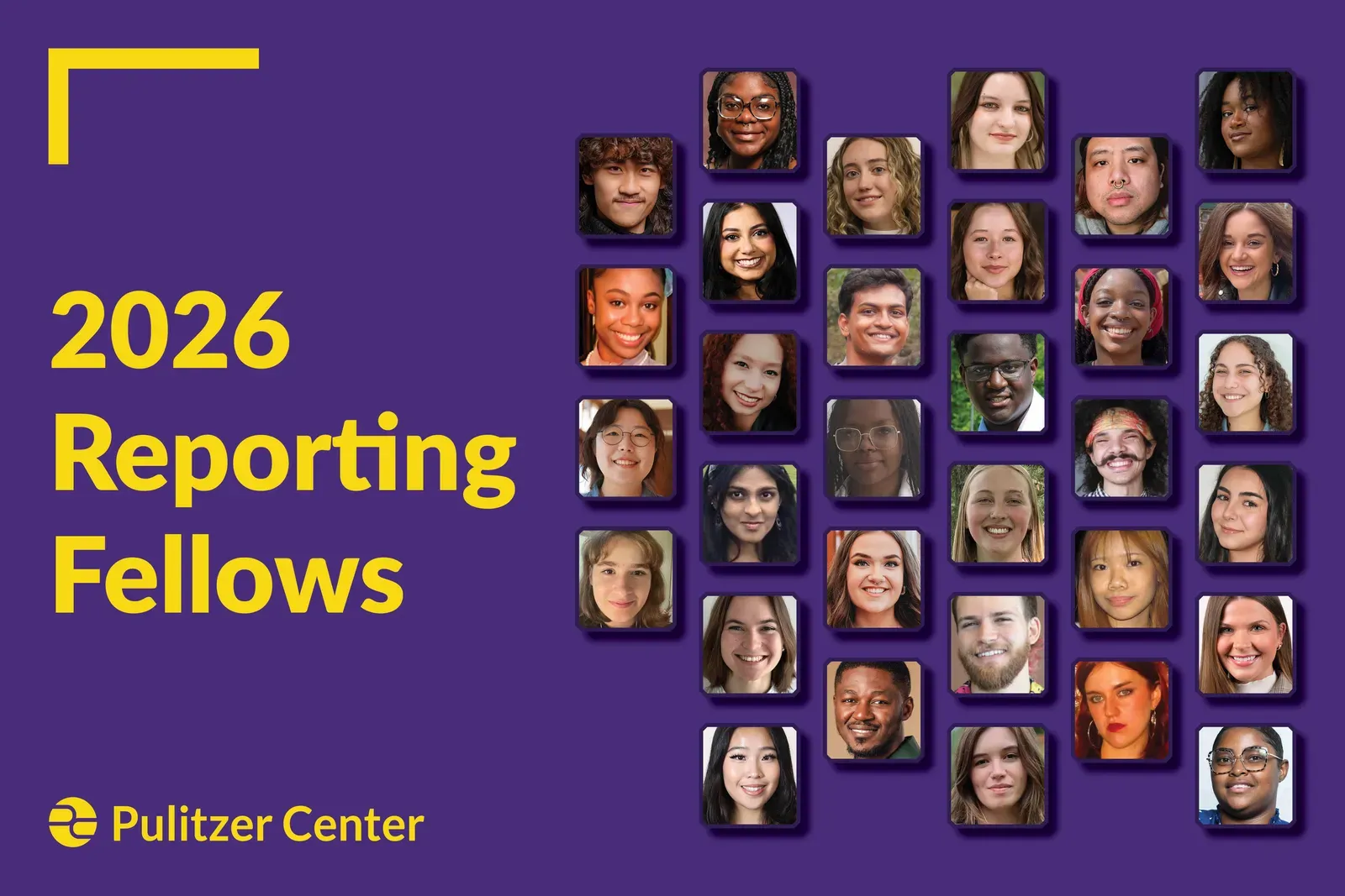 The 2026 Pulitzer Center Reporting Fellows cohort