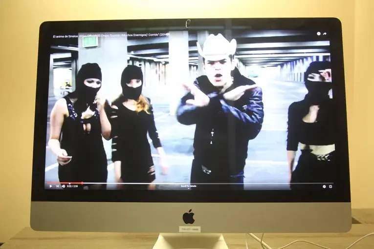 This music video, viewed more than 2.5 million times on YouTube, celebrates convicted cartel kingpin Joaquín