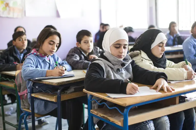 Many Syrian girls have been forced to stop their education because of conflict within the country.. Image courtesy DFID / CC BY 2.0. Lebanon, 2016.