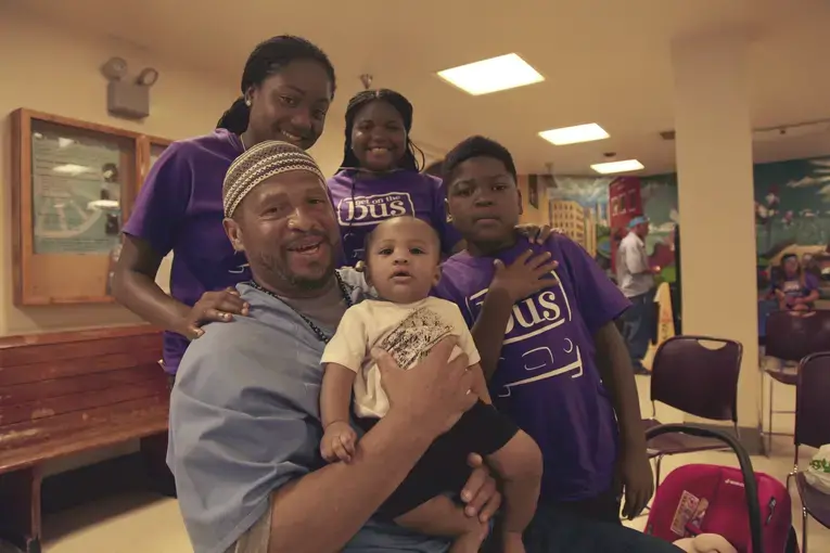 FAMILY REUNION Letters and phone calls help families stay in touch while a loved one is incarcerated. But visits are extra special.