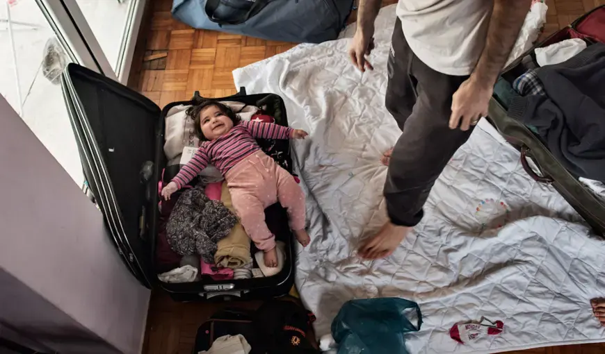 Image&nbsp;courtesy Lynsey Addario. Greece, 2017.