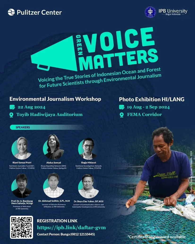 Green Voice Matters: Oceans and Forest Stories Deep Dive event flyer