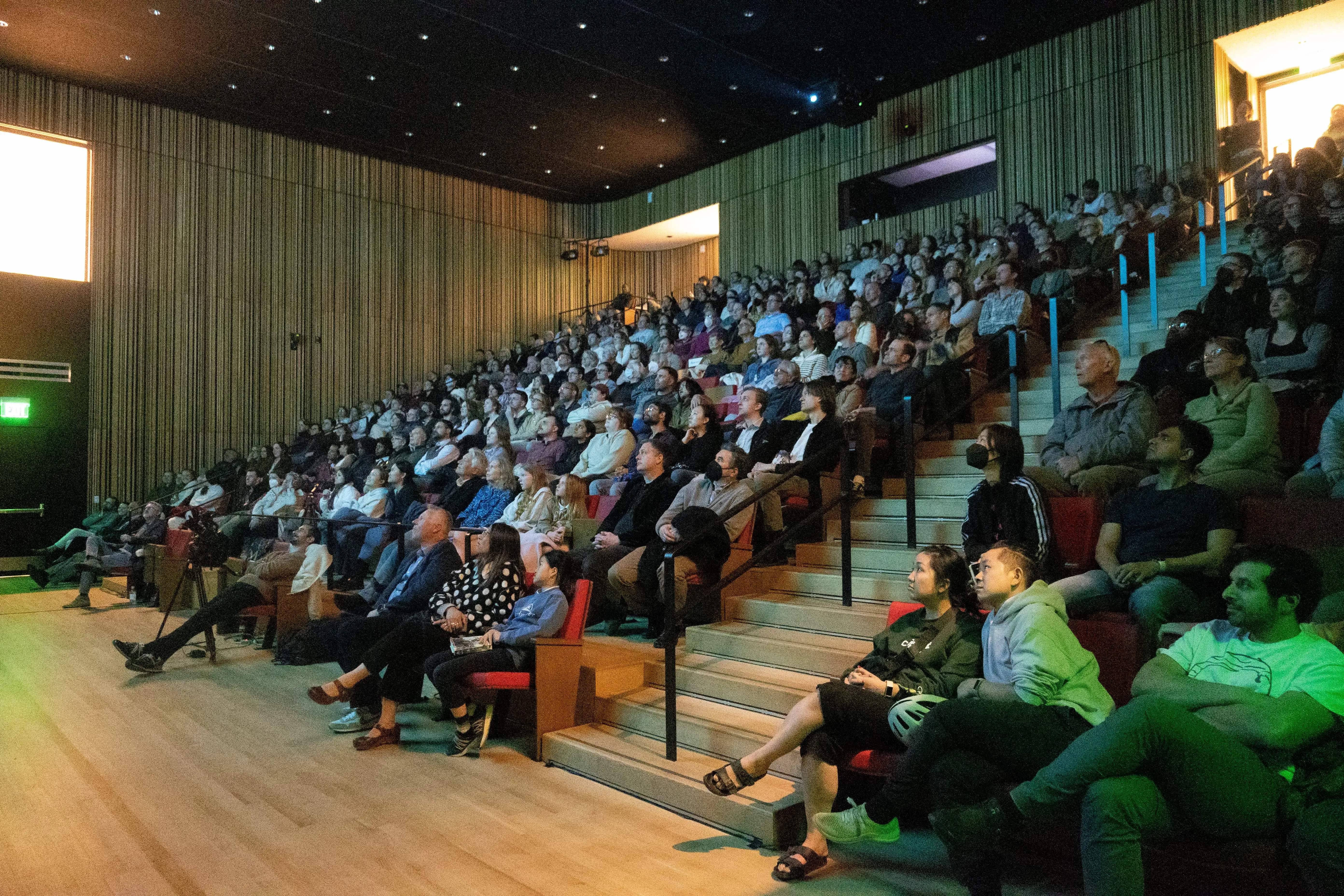 View of the audience at the EFF in an auditorium