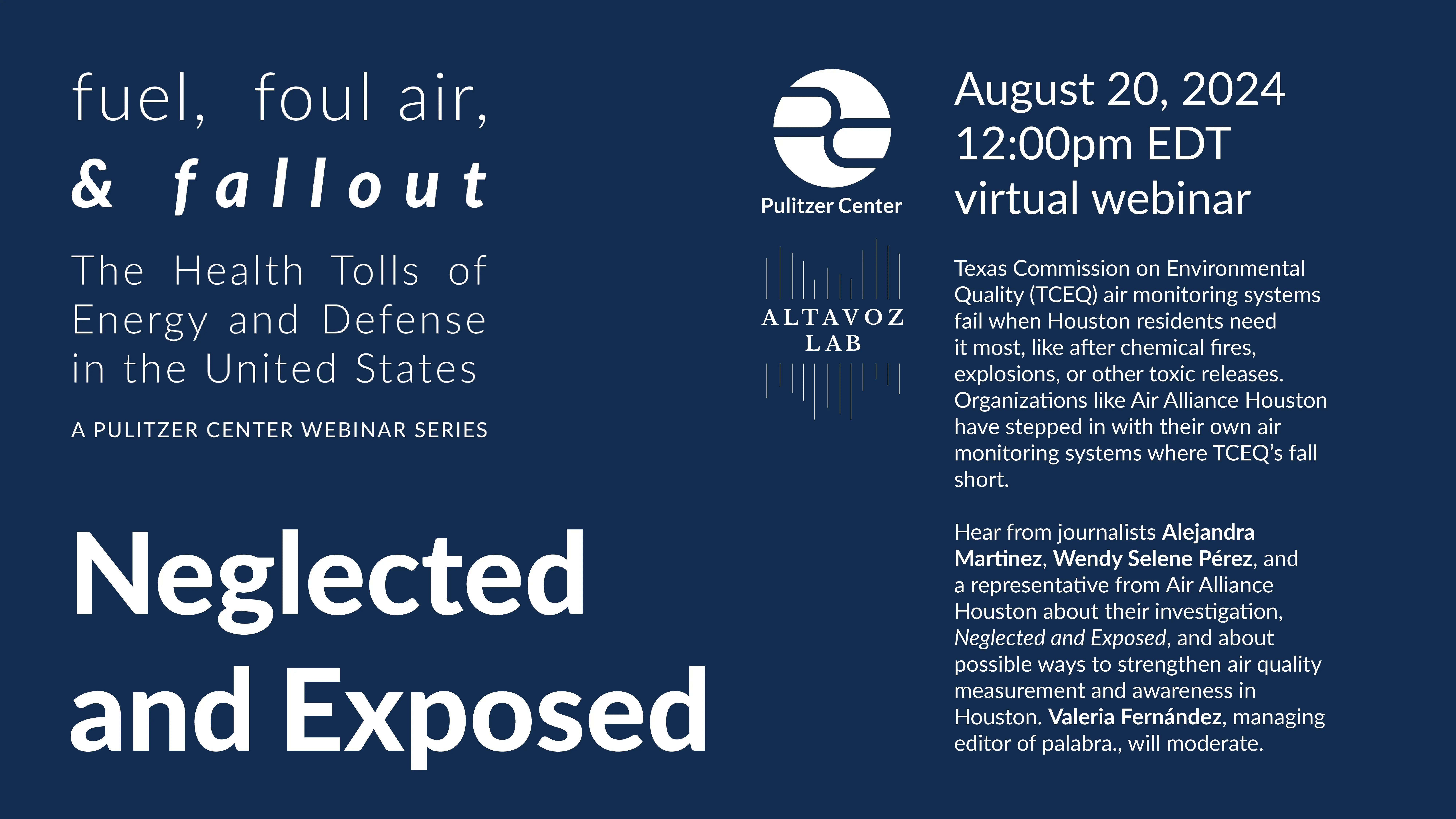 Neglected and Exposed Webinar Graphic