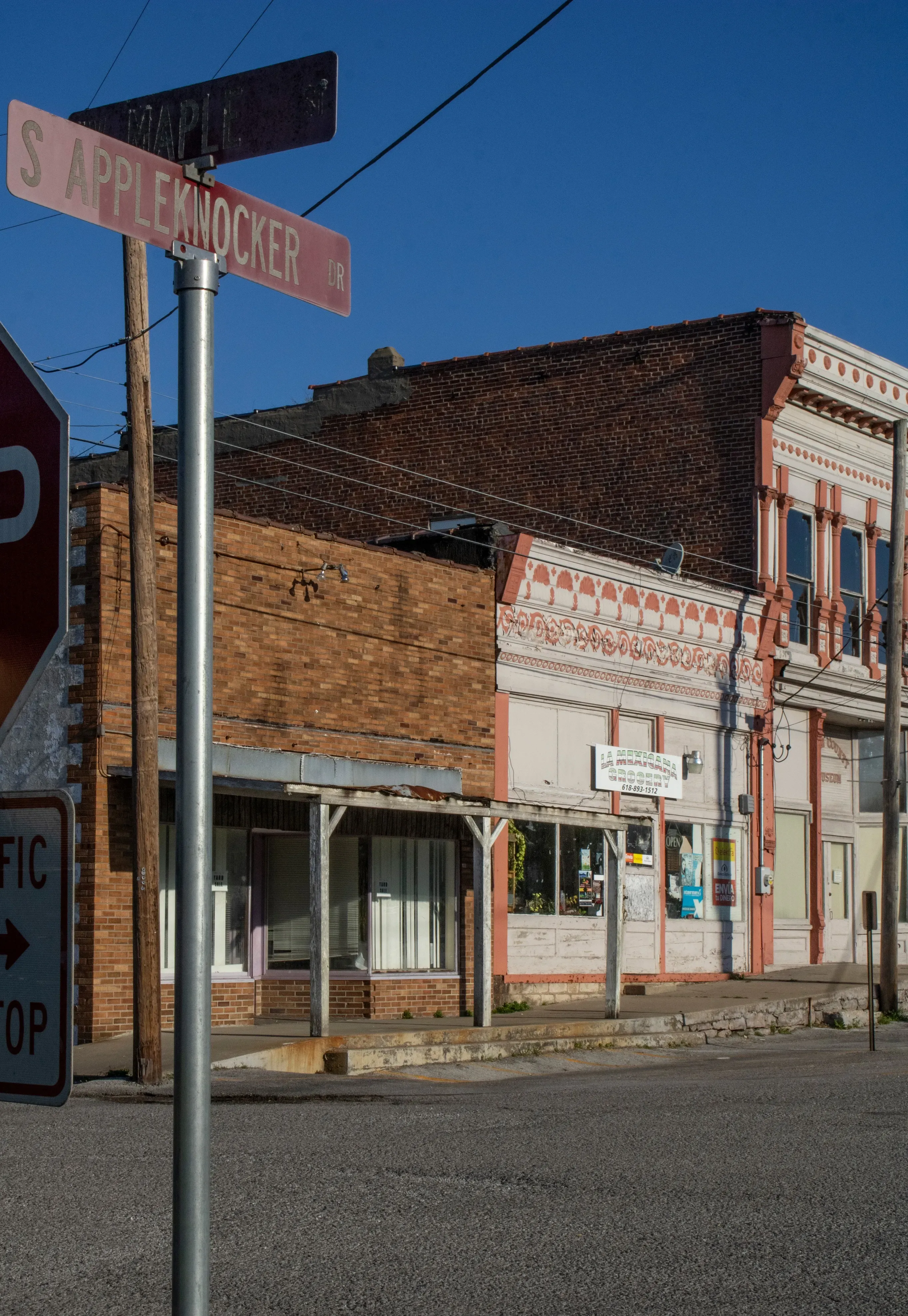 A small downtown facade