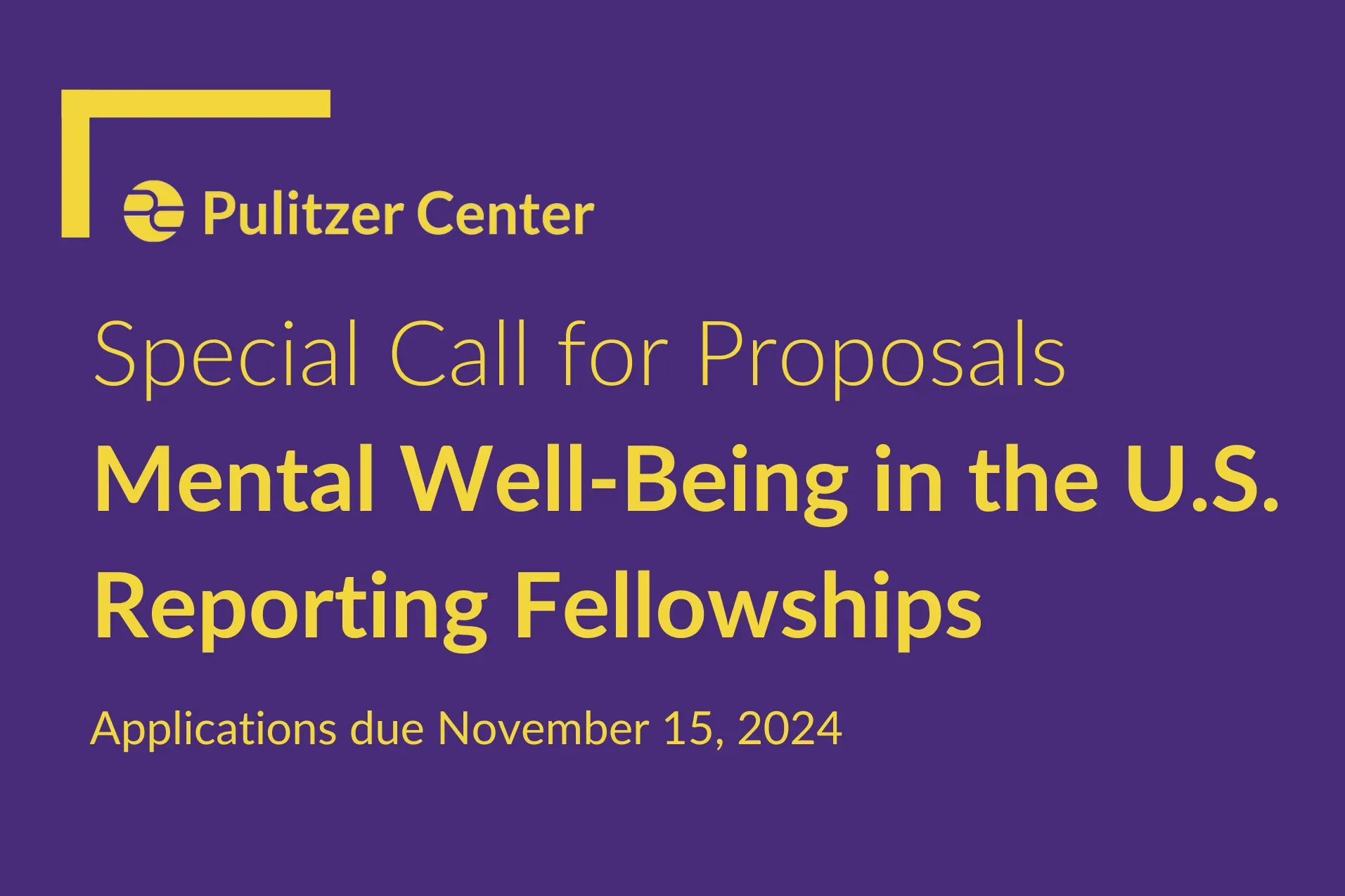 Mental Well-Being Fellowships
