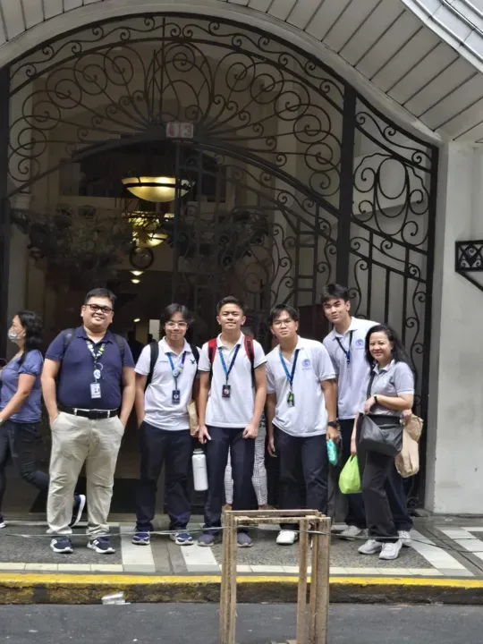 students pose for a photo